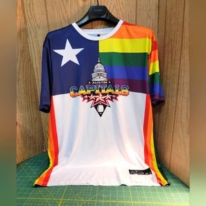 Austin Capitals Jersey Pride edition Men's XL Great Condition